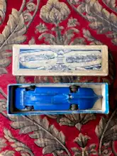 Load image into Gallery viewer, Britains Pre War Lead c1935 Boxed No.1400 BLUEBIRD LAND SPEED RECORD CAR