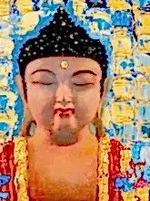 Load image into Gallery viewer, Original Abstract Oil Painting On Canvas Budhha Textured art Impasto Buddha