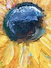 Load image into Gallery viewer, Abstract Original Oil Painting On canvas Textured art Sunflower Bliss impasto