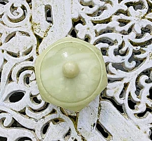 Rare White Jade Jar with Lid