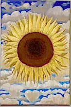 Load image into Gallery viewer, Original Abstract Oil Painting On Canvas Sunflower Heaven Textured Impasto