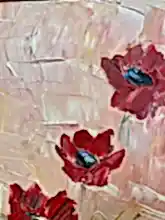 Load image into Gallery viewer, Original Abstract Oil Painting On Canvas Poppy Heaven Textured art impasto