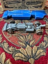 Load image into Gallery viewer, Britains Pre War Lead c1935 Boxed No.1400 BLUEBIRD LAND SPEED RECORD CAR