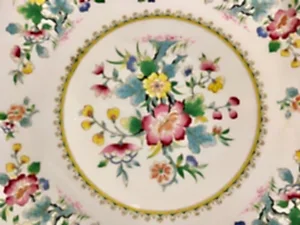 E B Foley, Ming Rose pattern, cake or sandwich plate c.1950s.